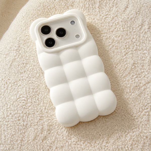 Cover nuvola imbottita bianca