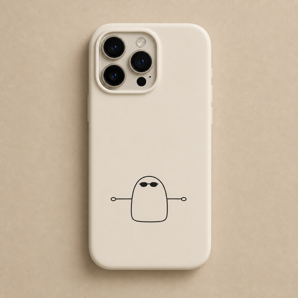Cover panna con omino stilizzato