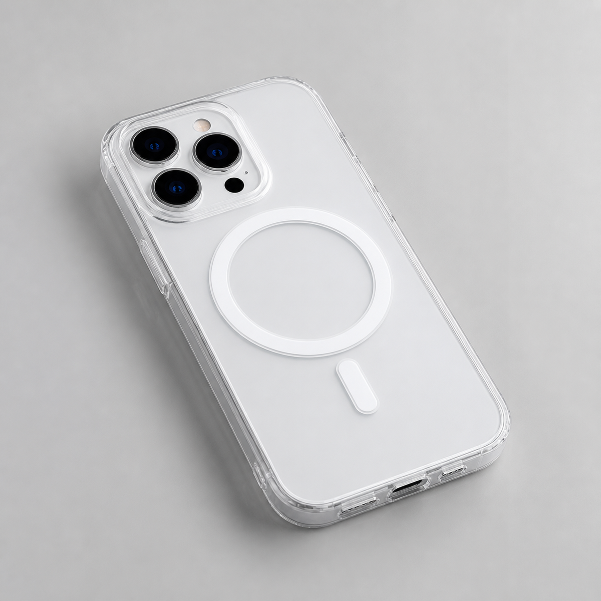 Cover trasparente con anello MagSafe