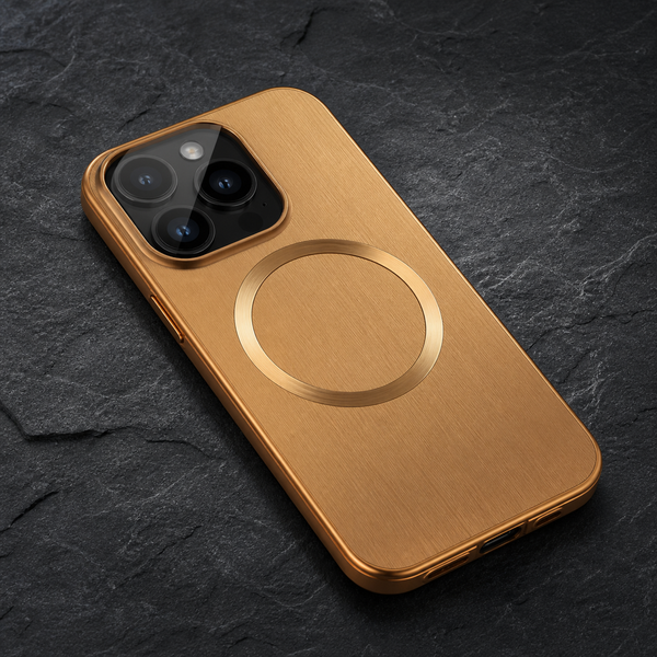 Cover effetto alluminio color oro