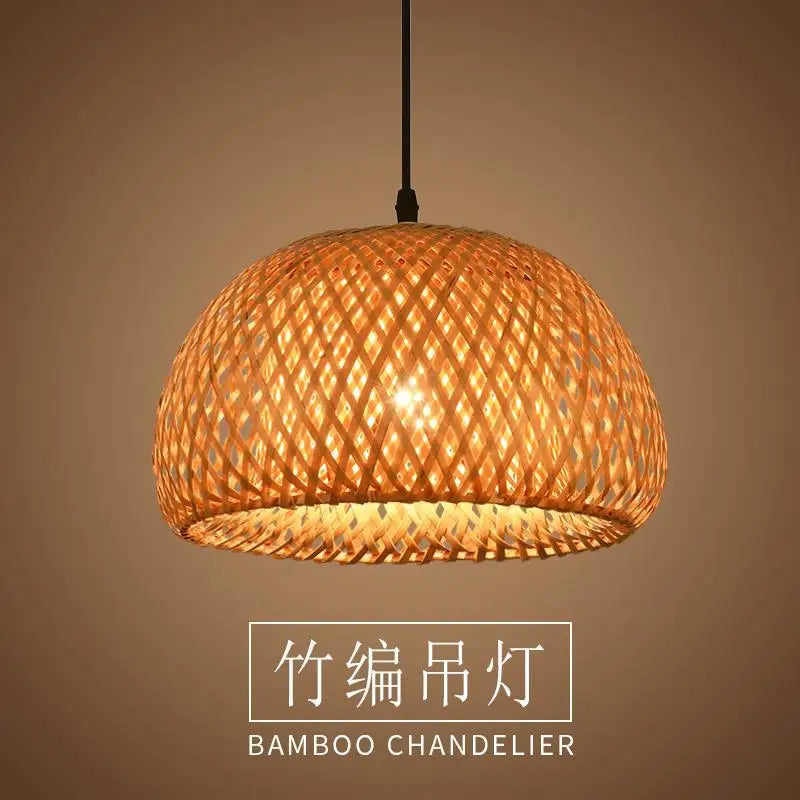 Bamboo Lantern Pendant Light