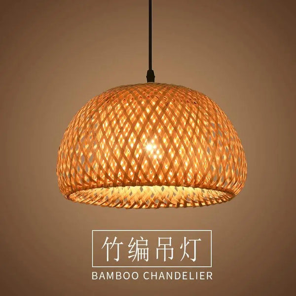 Bamboo Lantern Pendant Light