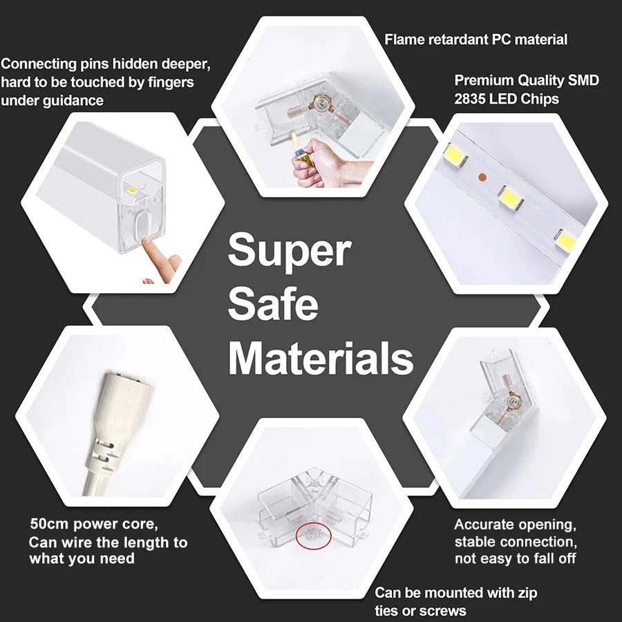Hexagon Garage Ceiling Lights
