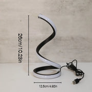 Modern Spiral LED Desk Lamp