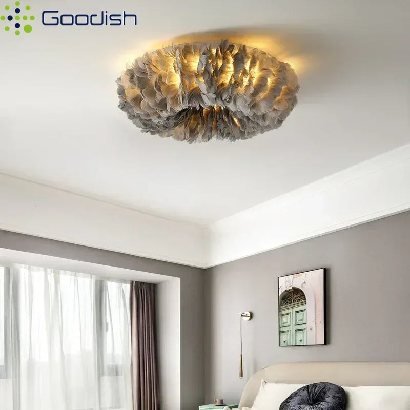 Feather Cloud LED Ceiling Light