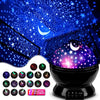 Rotating Galaxy Projector — Star & Moon LED Night Light for Bedroom Ambiance