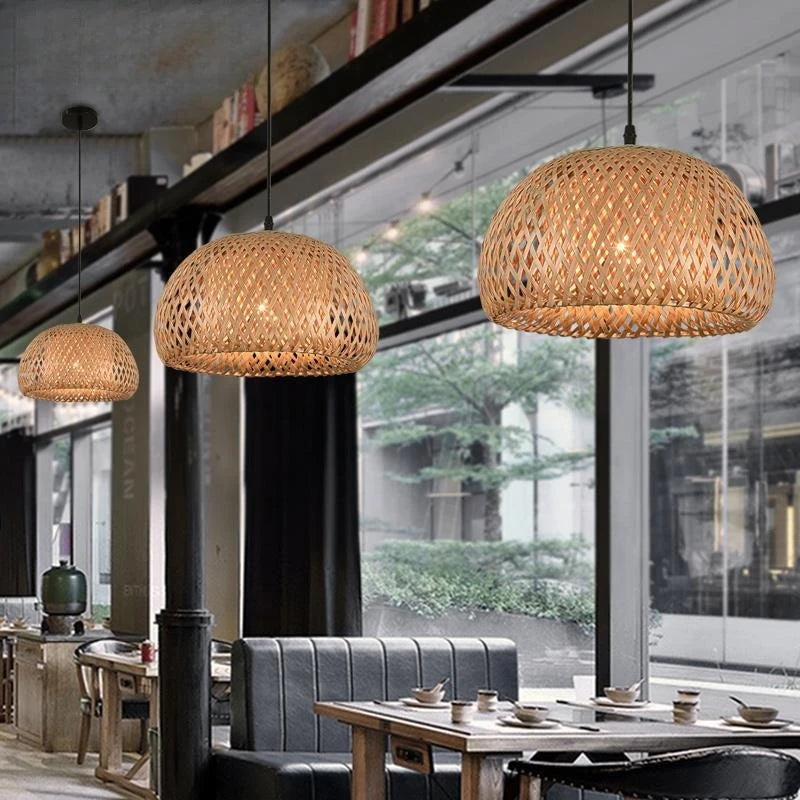 Bamboo Lantern Pendant Light