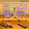 LED Acrylic Note Board