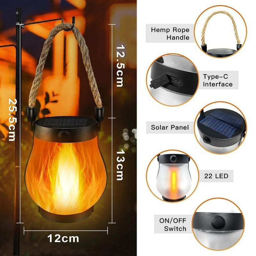 Solar Flame Lantern