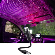 Mini USB Star Projector — LED Starry Sky Atmosphere Light for Car, Room & Desktop