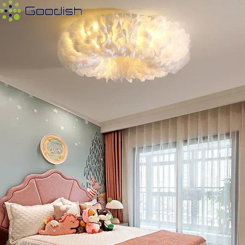 Feather Cloud LED Ceiling Light