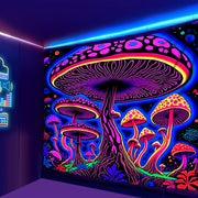 Psychedelic Mushroom Tapestry