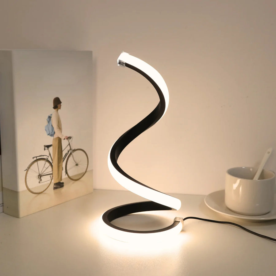 Modern Spiral LED Desk Lamp