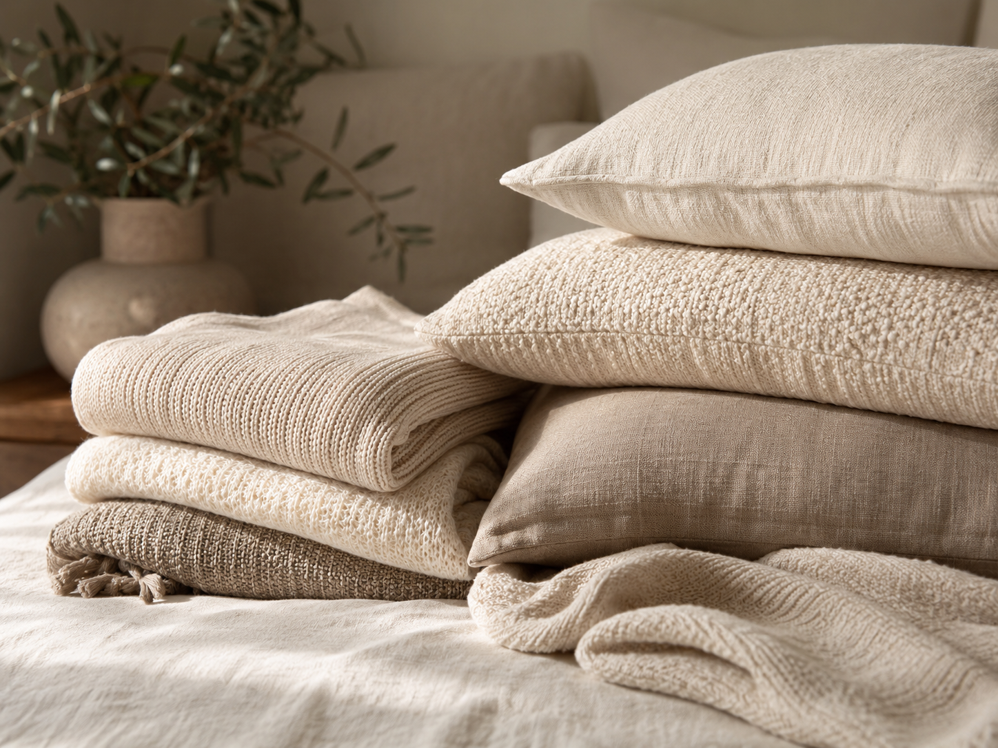 Pillows and throws